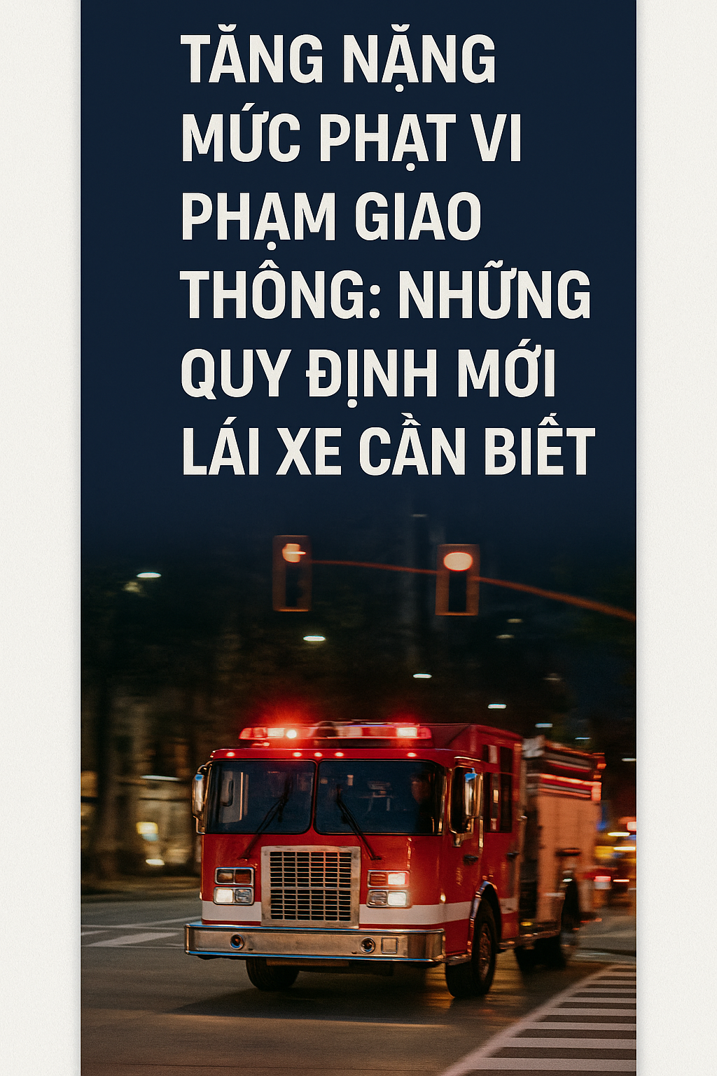 Mức phạt vi phạm giao thông: Những quy định mới lái xe cần biết