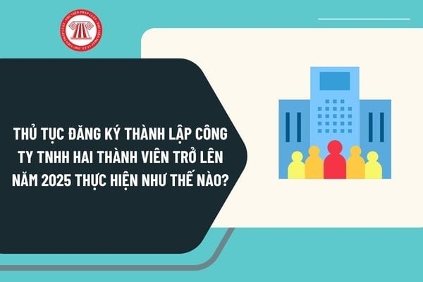 Thủ tục đăng ký thành lập công ty TNHH hai thành viên trở lên năm 2025 thực hiện như thế nào?